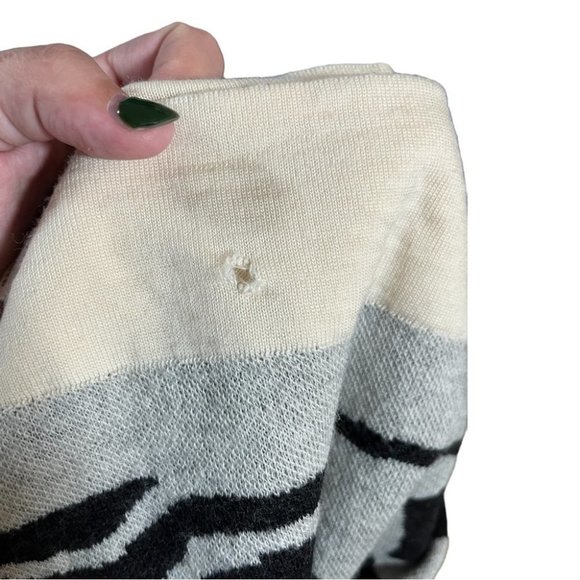 Diane Von Ferstenberg Berlin Long Sleeve Fitted Wool Sweater Dress XS - Picture 7 of 10